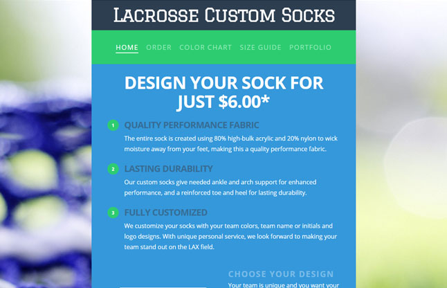 Lacrosse Custom Socks